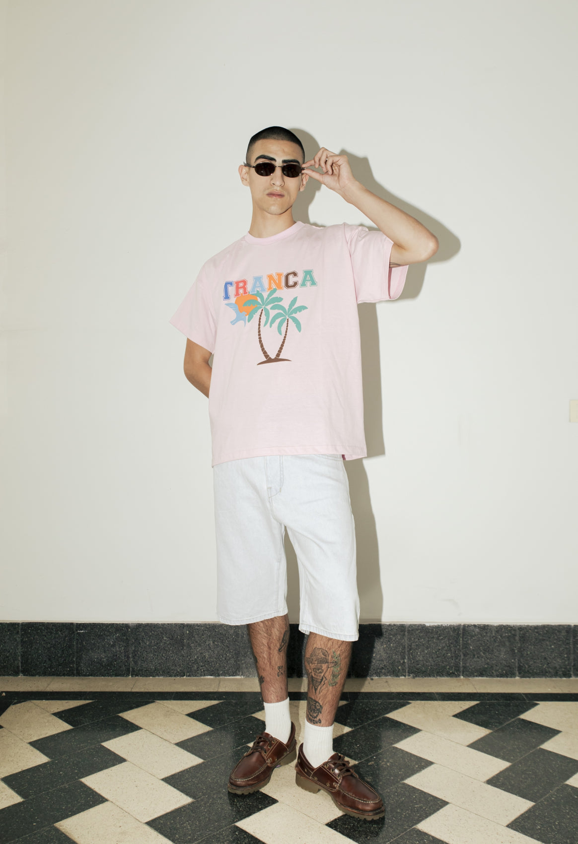 Remera Hawaii Rosa