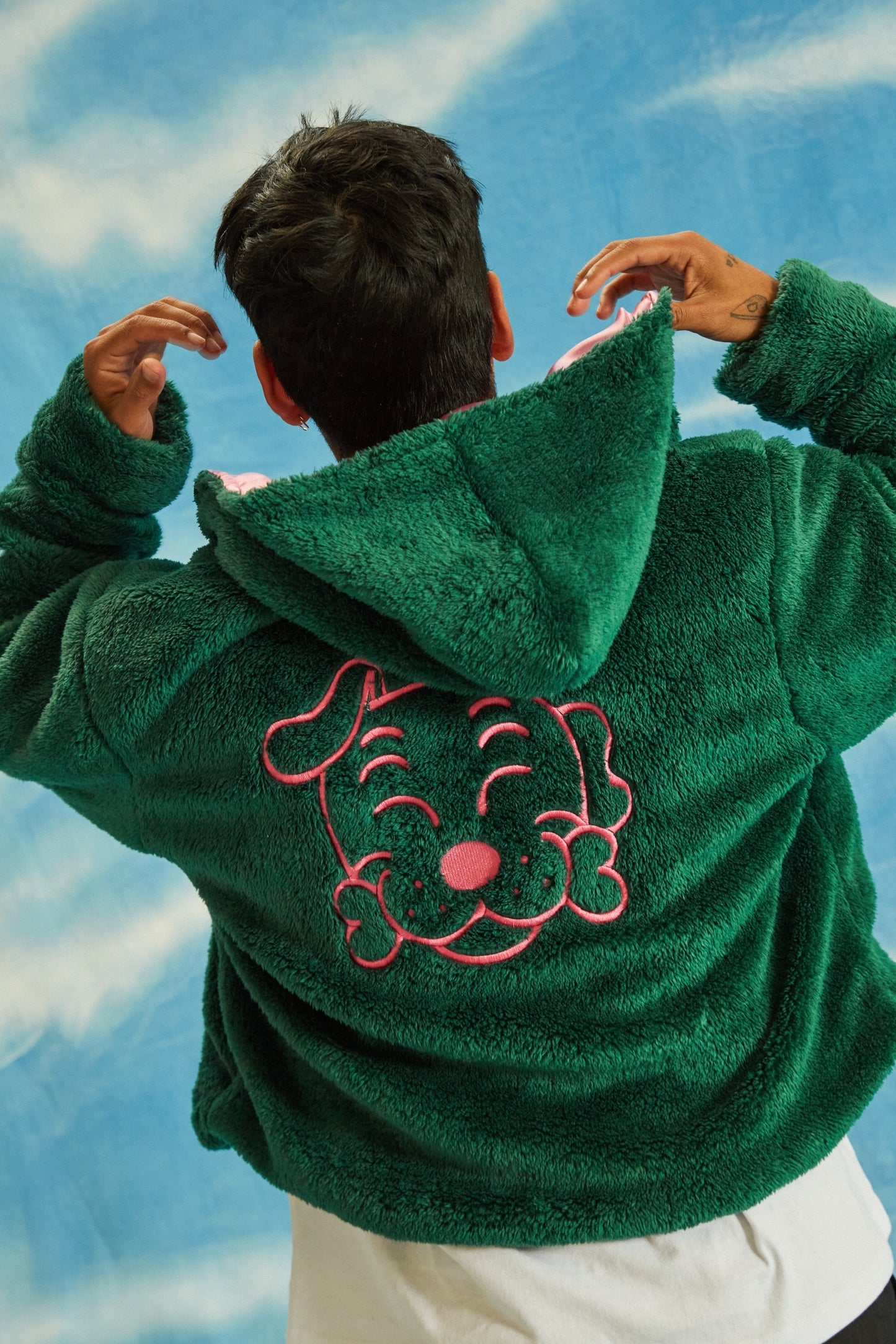 Campera Sherpa Verde