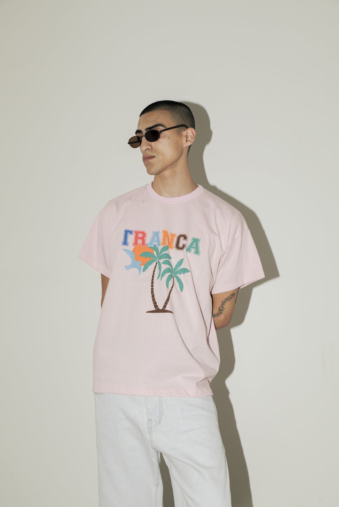 Remera Hawaii Rosa